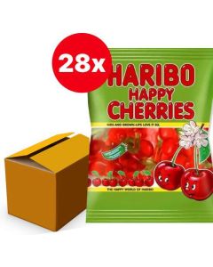 HARIBO HAPPY CHERRIES SNOEPGOED 28 ZAKJES X 75GR