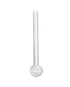 Pijp glas base 15 cm - Glazen basepijp