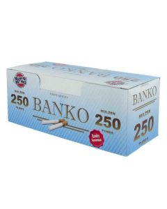 BANKO SIGARETTEN HULZEN TUBES BOX/250