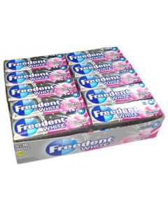 Freedent White Bubblemint Flavored Chewing Gum 30 Packs