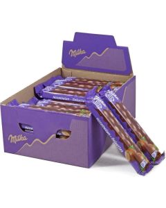 MILKA CHOCOLADE REEP HELE NOTEN - 30 STUKS