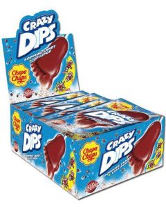 CHUPA CHUPS CRAZY DIPS COLA FLAVOUR POPPING CANDY + LOLLIPOP